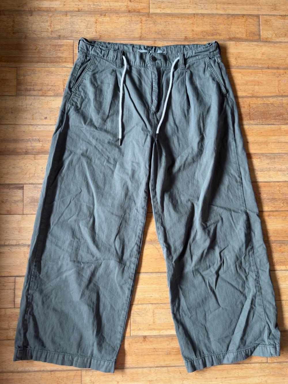 Women's Wide-Leg Drawcord Drapey Pants